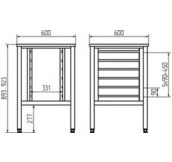 Подставка под мини-пароконвектомат ПК-6-13
